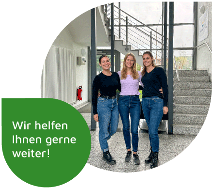 Mitarbeiter von den Stadtwerken Hechingen und Text: Wir helfen die gerne weiter!