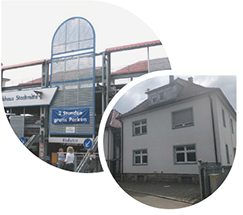Parkhaus in Hechingen.